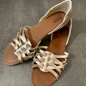 Mossimo Rose Gold Sandals